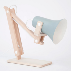 Handgemaakte Nederlandse lamp - pastel groen